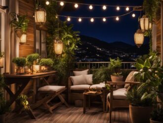 Best Tips for Balcony Garden Lighting and Decor