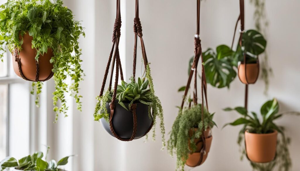 DIY plant hangers