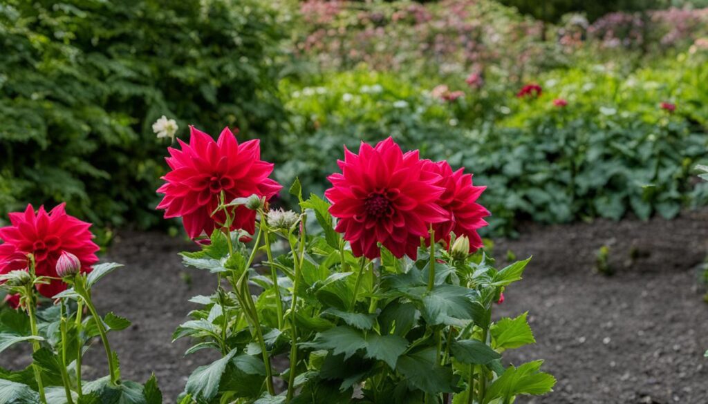 Dahlia 'Bishop of Llandaff'