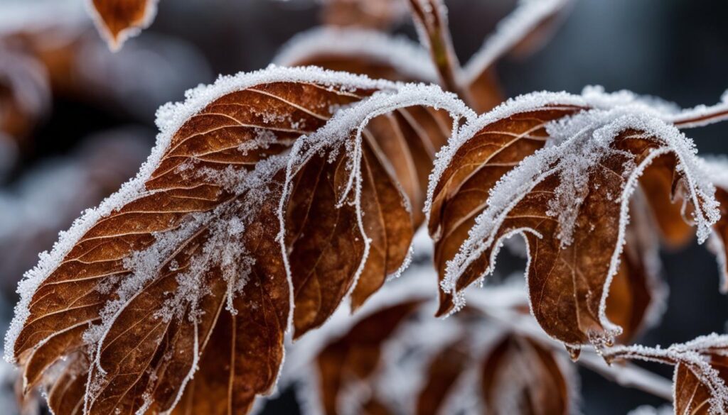 Frost-sensitive plants