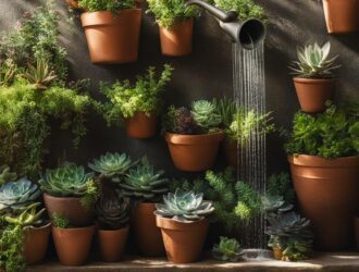 How to Water Vertical Garden Plants Effectively