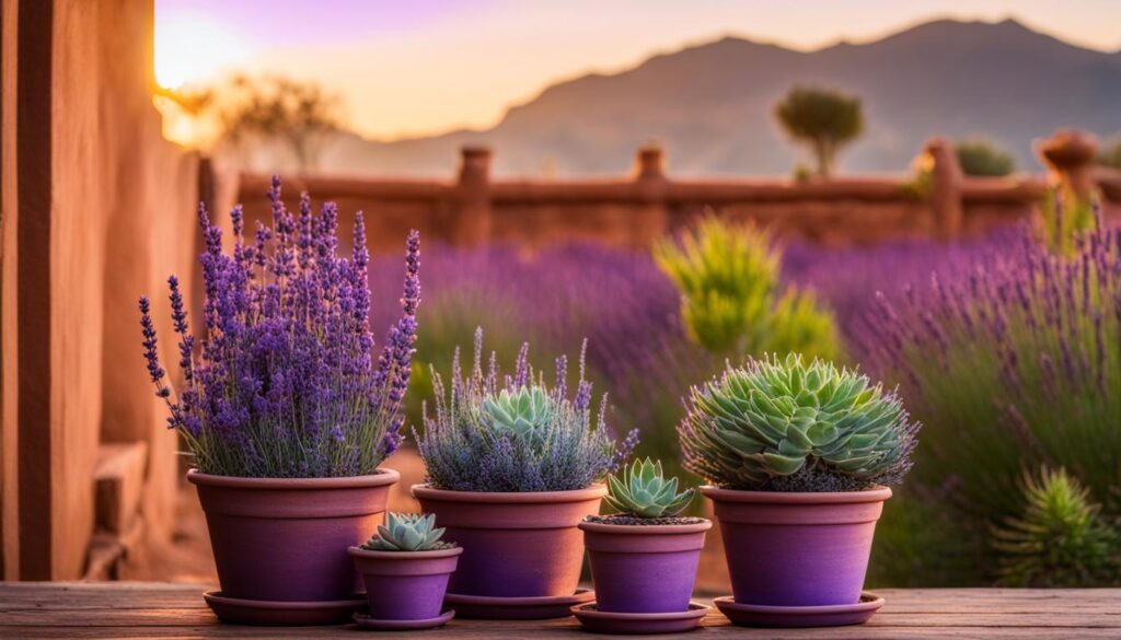 Lavender in Containers