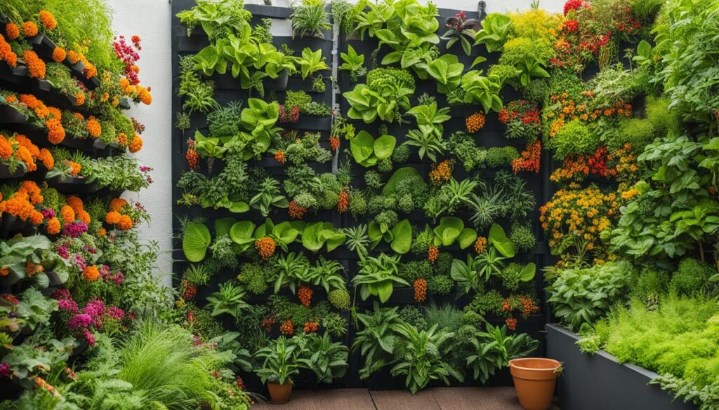 Pest control in vertical gardens