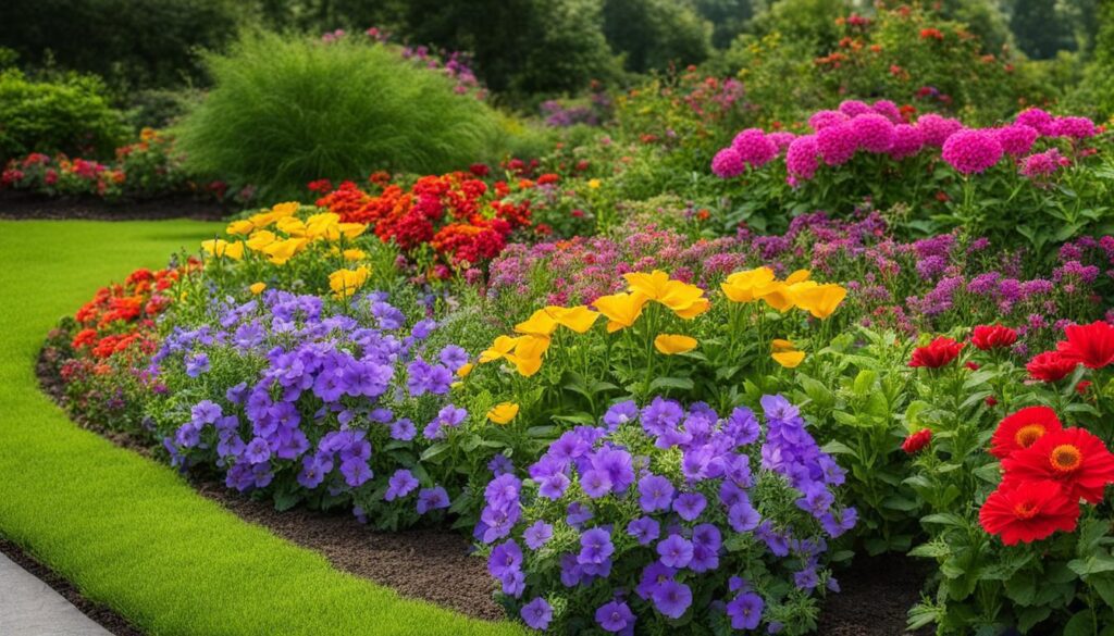 Planting annual flowers in humid climates