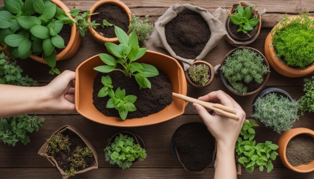 Potting Soils for Herbs