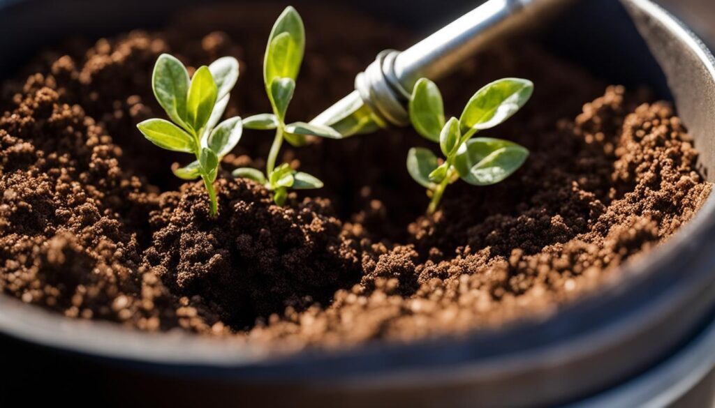 Potting soil for herbs