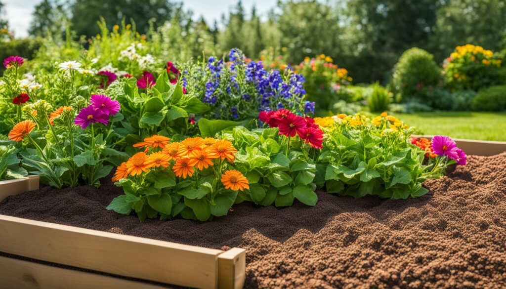 Slow-release fertilizer for healthy annuals