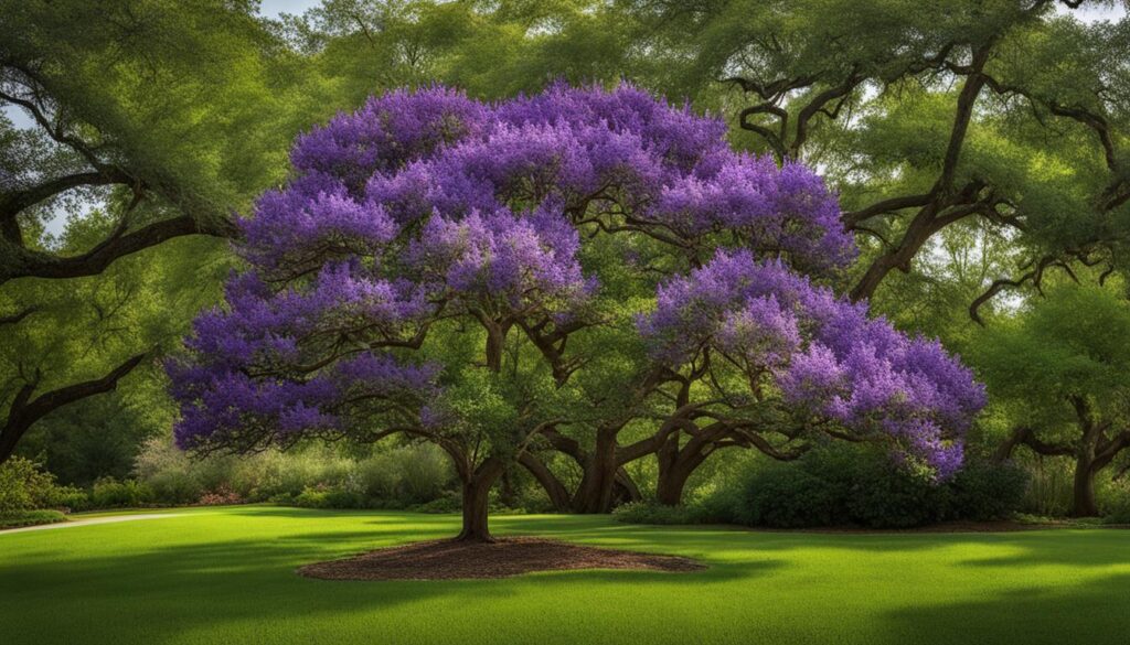 Texas Mountain Laurel and Southern Sugar Maple