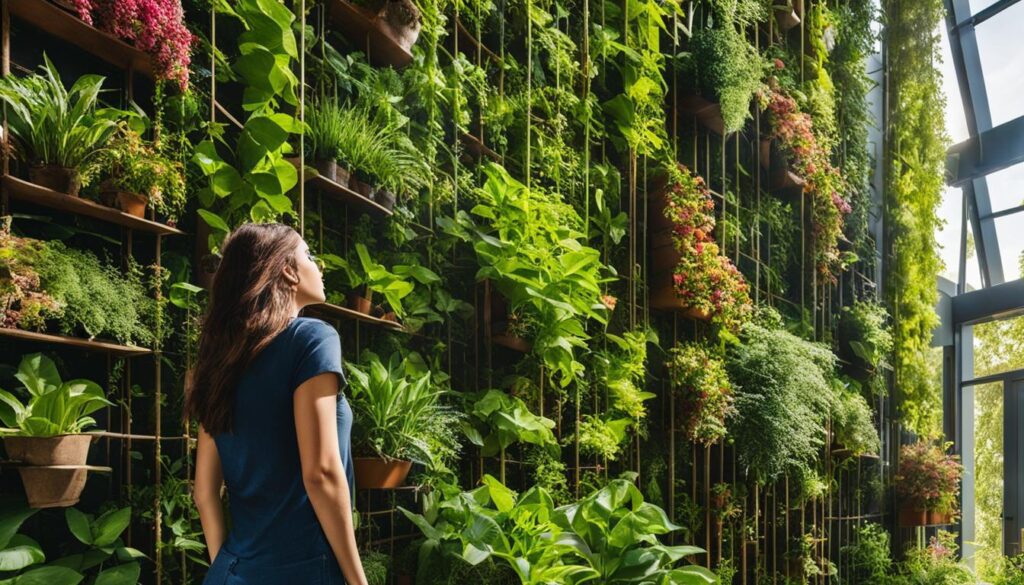 Vertical gardening benefits