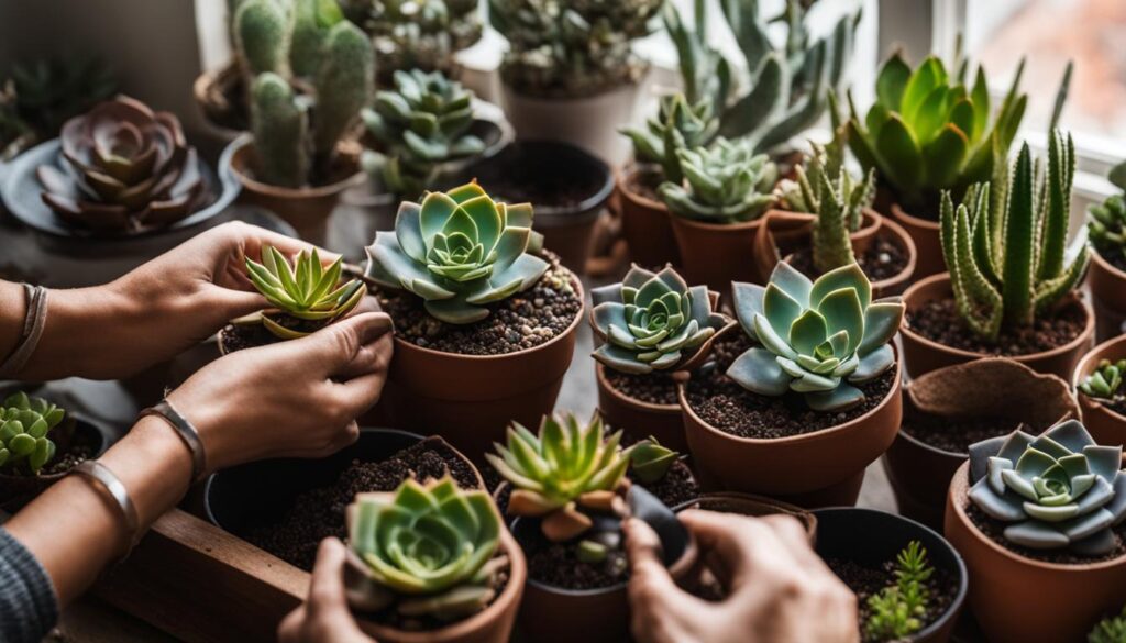 caring for propagated succulents