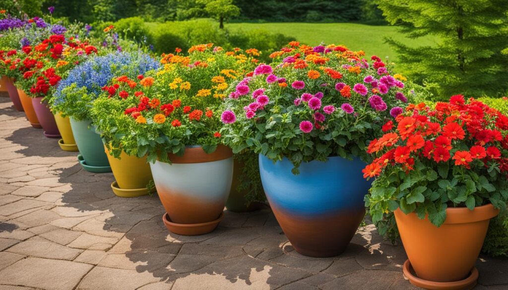 flower pots