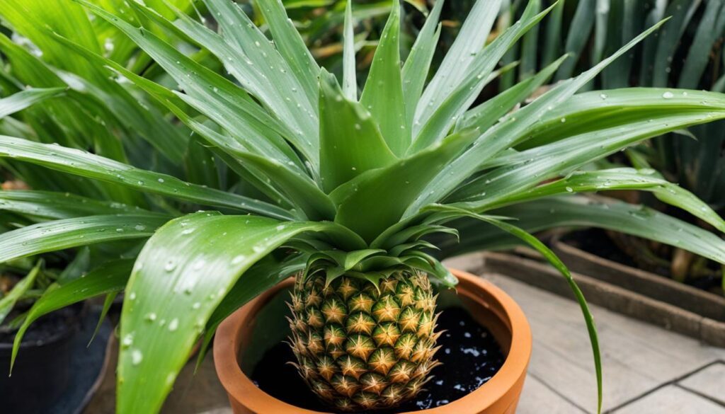 growing pineapple plants