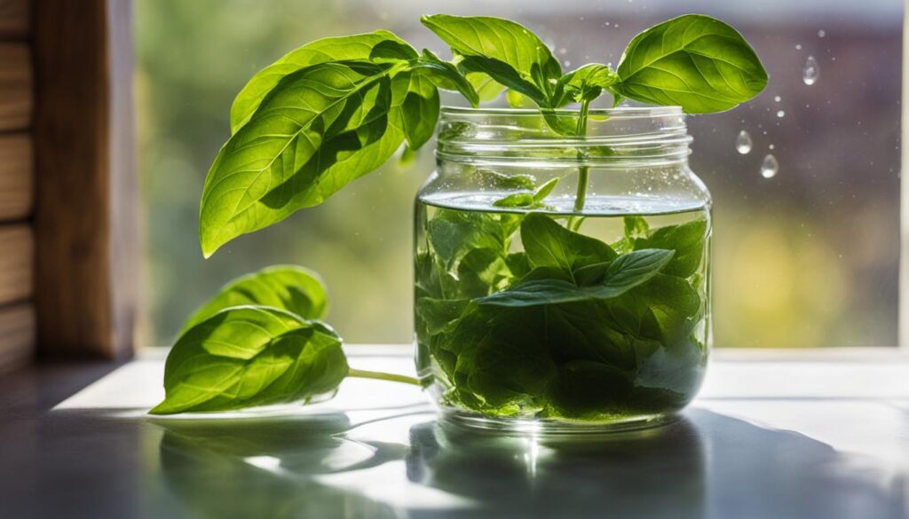 how to grow herbs in water