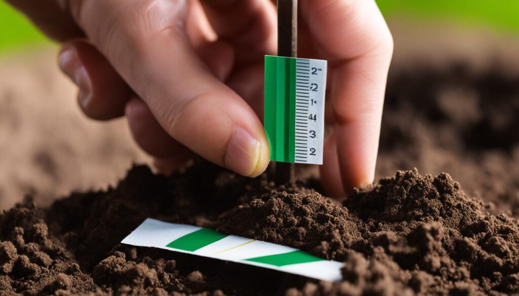 soil pH test strips