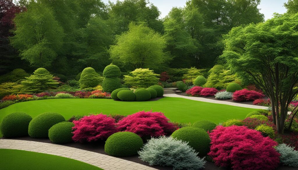 trees and shrubs