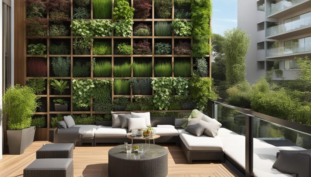 vertical herb garden