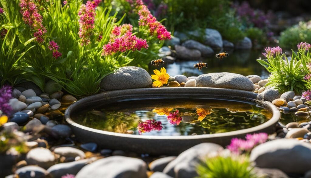 water source for bees