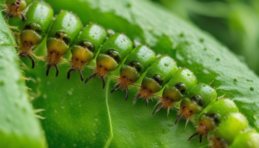 Armyworms in Tomato Plants