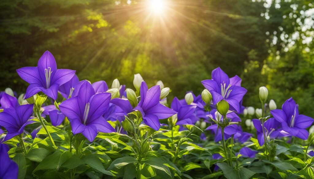 Balloon flowers