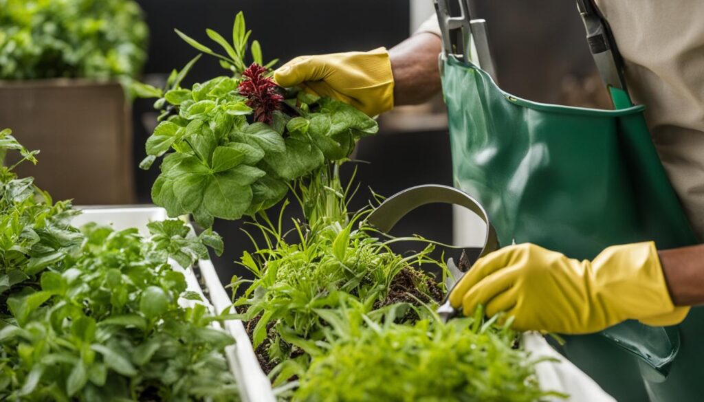 Disease Control in Vertical Gardens