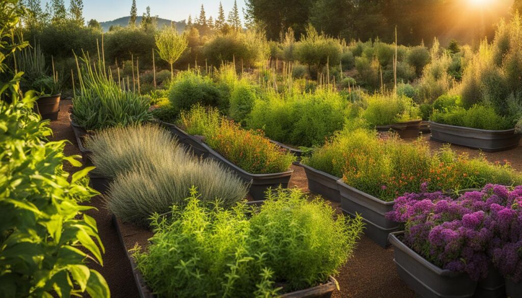 Heat-Resistant Herb Garden
