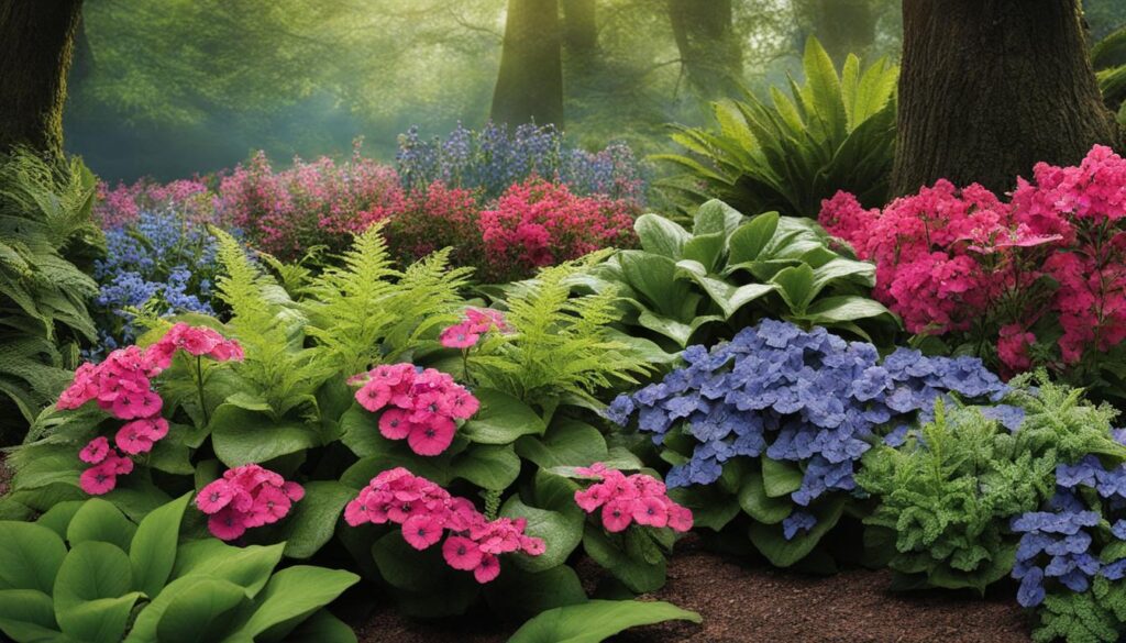 Lungwort in a shade garden