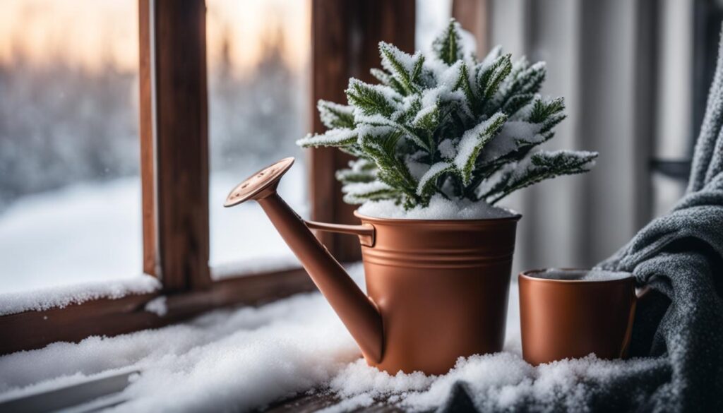 Winter plant care