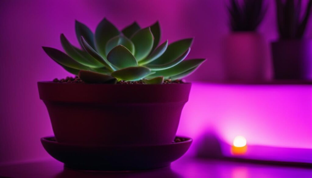 artificial lights for succulents
