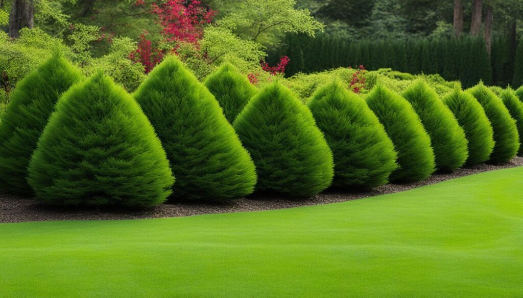 evergreen shrubs for garden borders