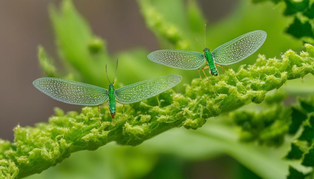 green lacewings as pest controllers