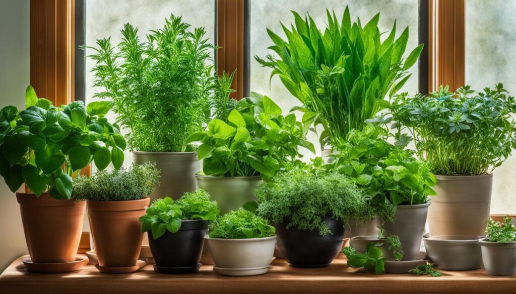 growing herbs indoors