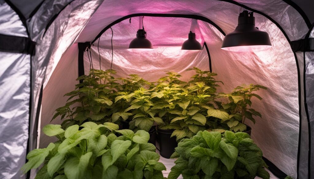 heat sources in a grow tent