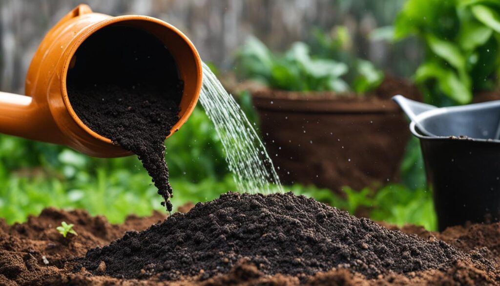 maintain compost moisture