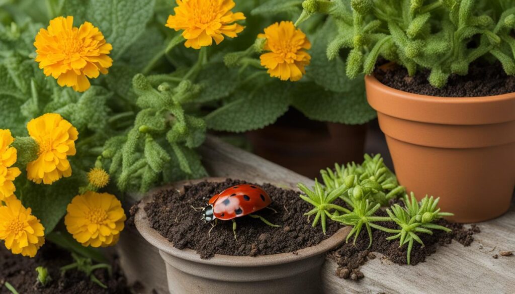 natural pest control for potted plants