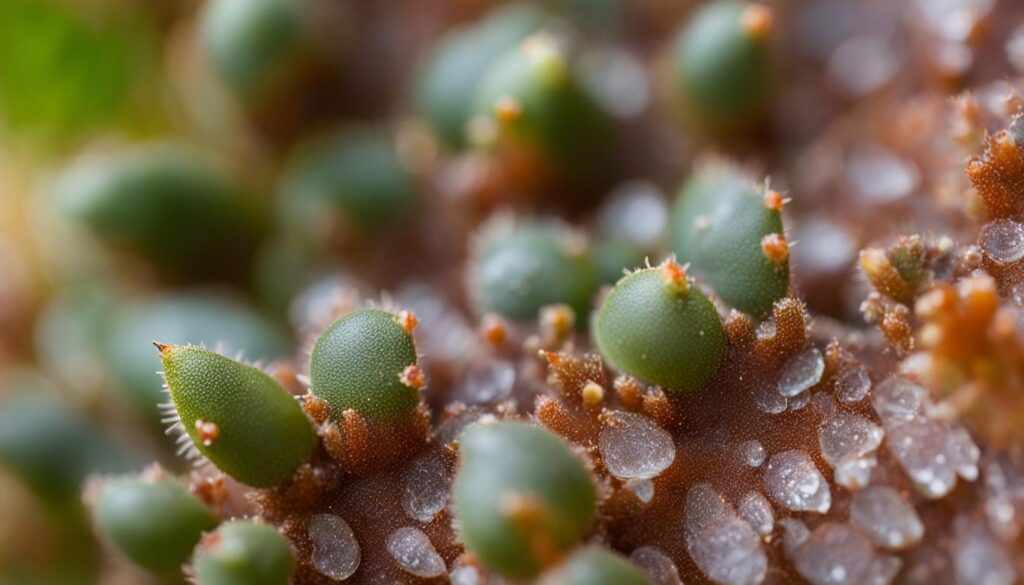 scale insects on succulents