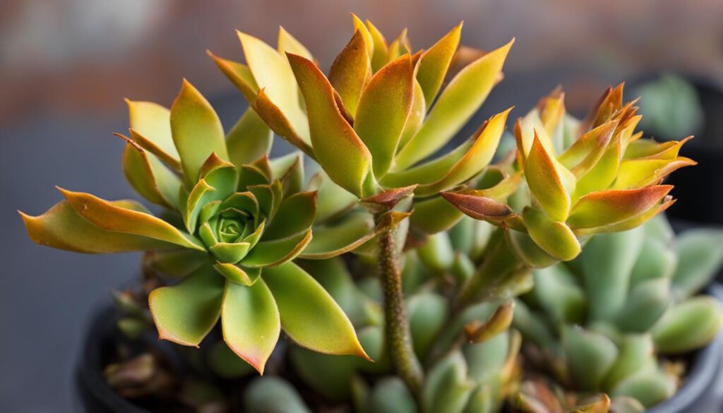 signs of overwatering and underwatering in succulents