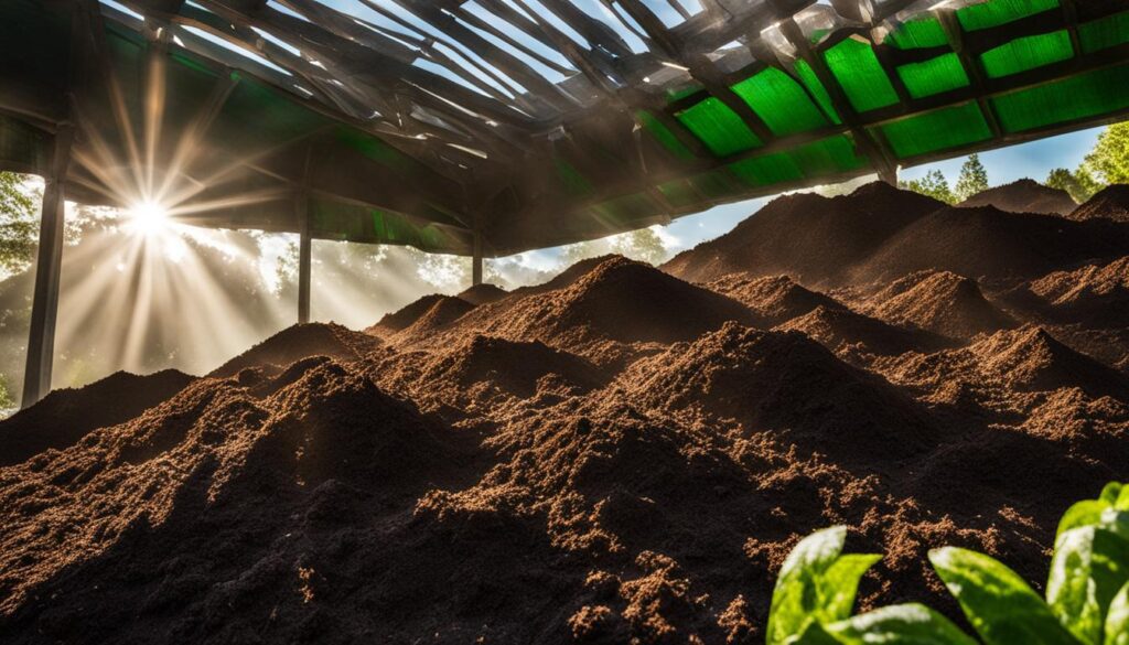 sunlight for composting