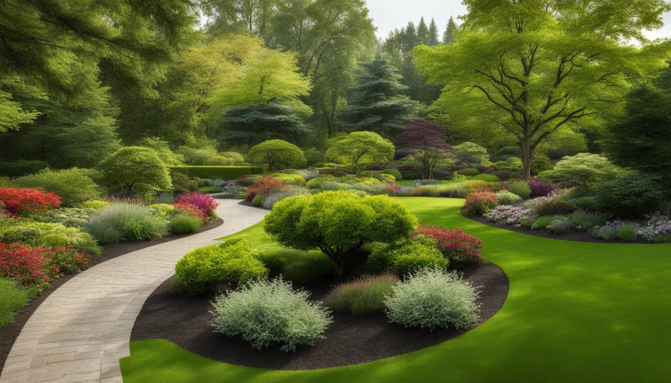 How to Design a Landscape with Shrubs and Trees