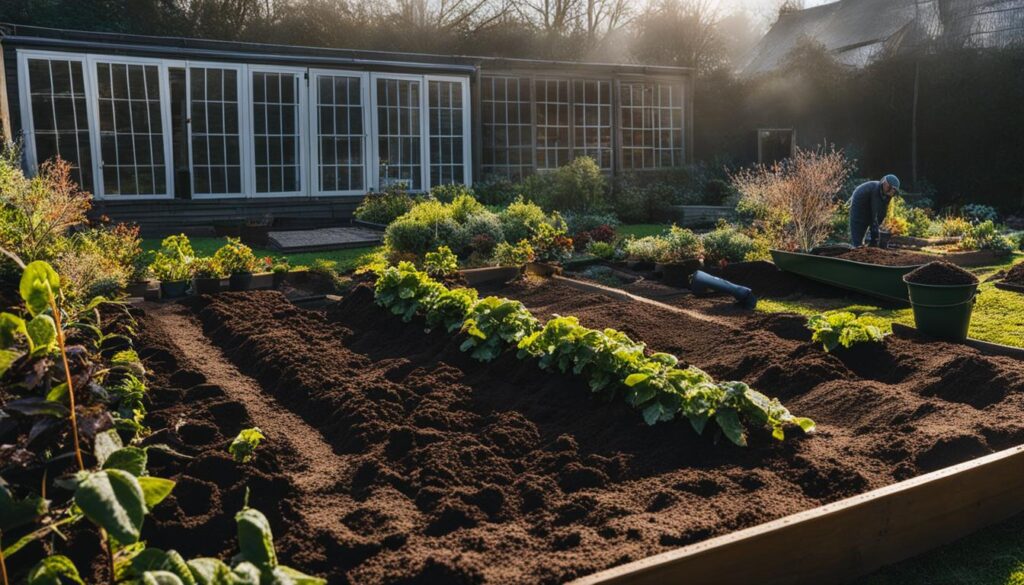 Soil Preparation in Garden Beds