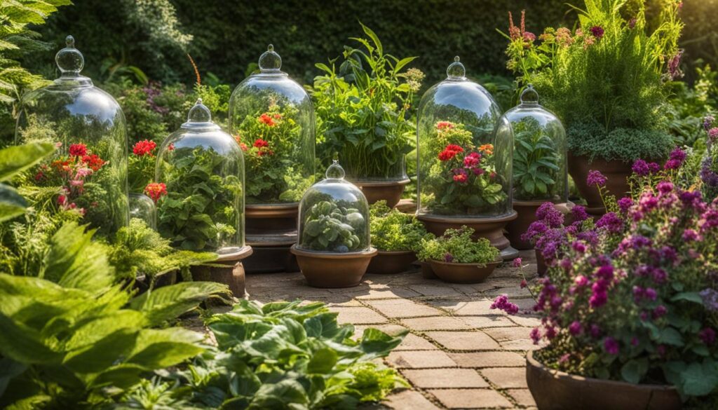 Using cloches in the garden