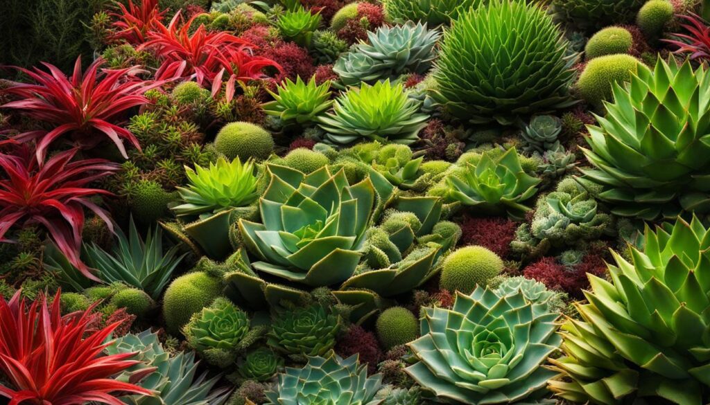 bold texture plants
