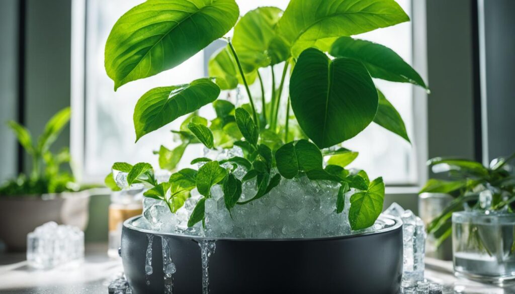 keeping plants cool in heat