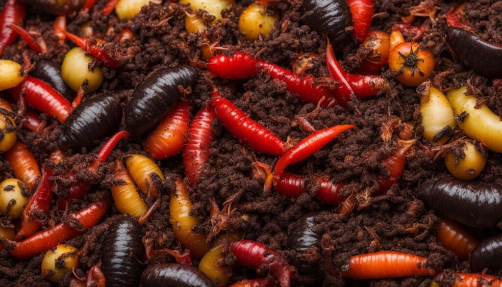 overfeeding composting worms