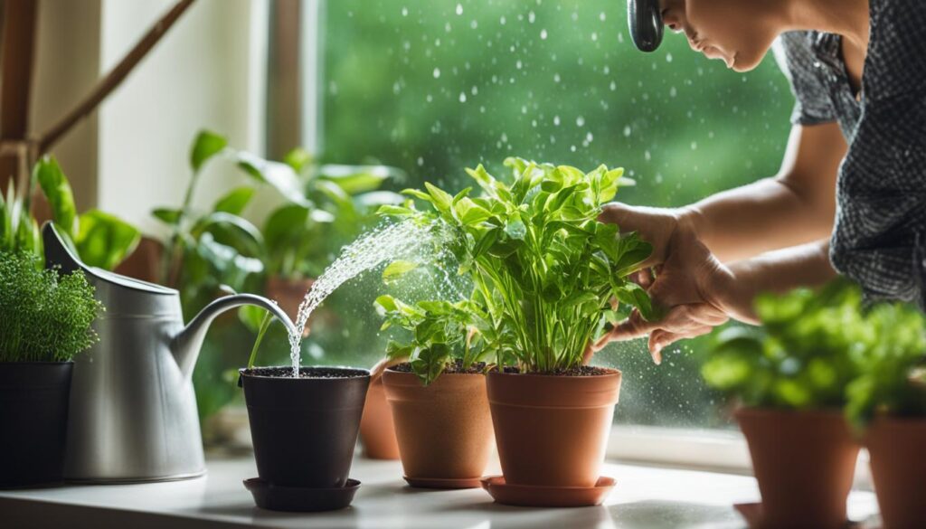 watering tips for indoor plants