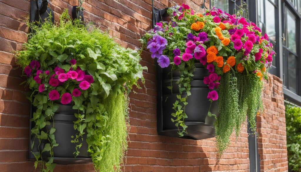 Hanging Containers for Vertical Gardening