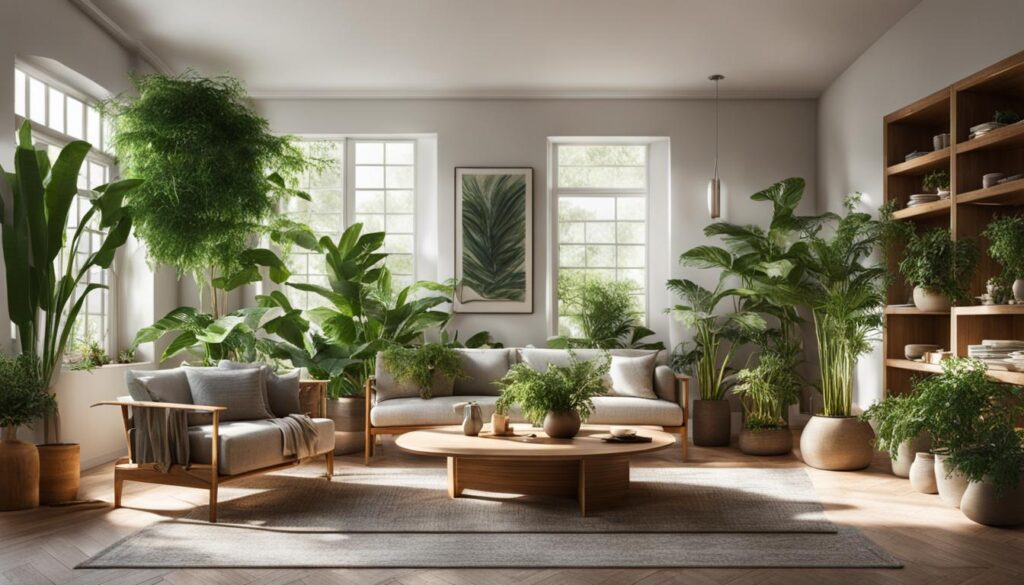 Houseplants in Living Room