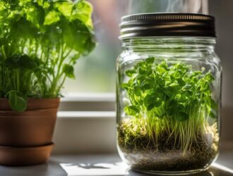 How To Grow Hydroponic Herbs In Mason Jars