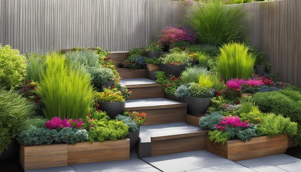Terraced Gardening in Limited Spaces