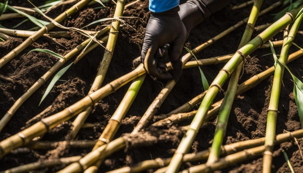 Transplant Bamboo from Rhizomes