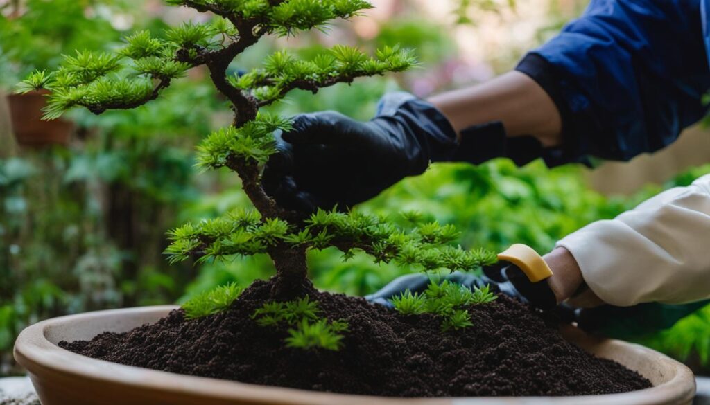 fertilizing Japanese maple bonsai